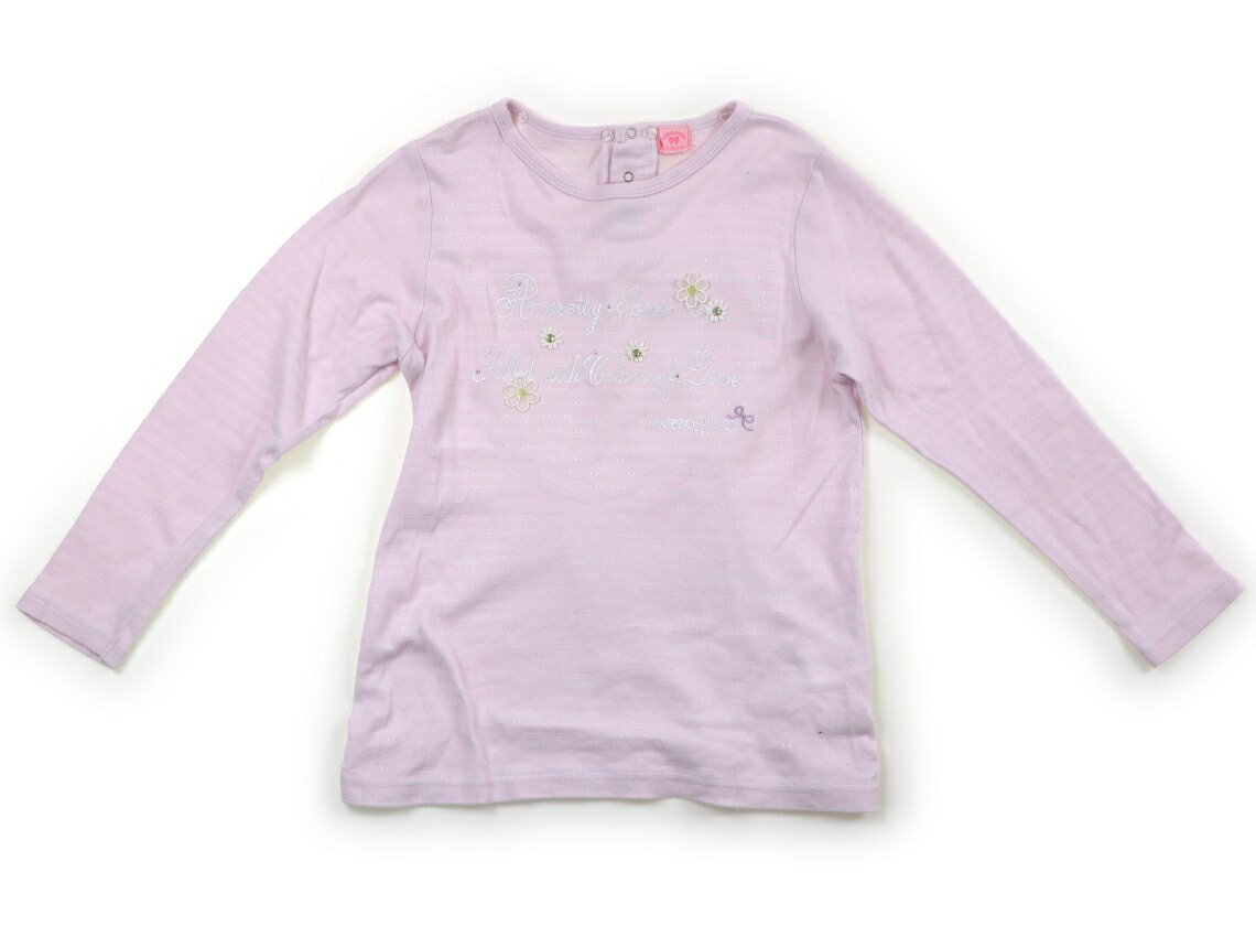 メゾピアノ mezzo piano Tシャツ・カットソー 140 女の子 ライトピンク 子供服 ベビー服 キッズ アウトレット ユーズド 【中古】キッズ・ベビー・マタニティ