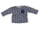 ラブ&ピース&マネー Love&Peace&Money Tシャツ・カットソー 80 男の子 星柄ネイビーグレー 子供服 ベビー服 キッズ アウトレット ユーズド 【中古】キッズ・ベビー・マタニティ