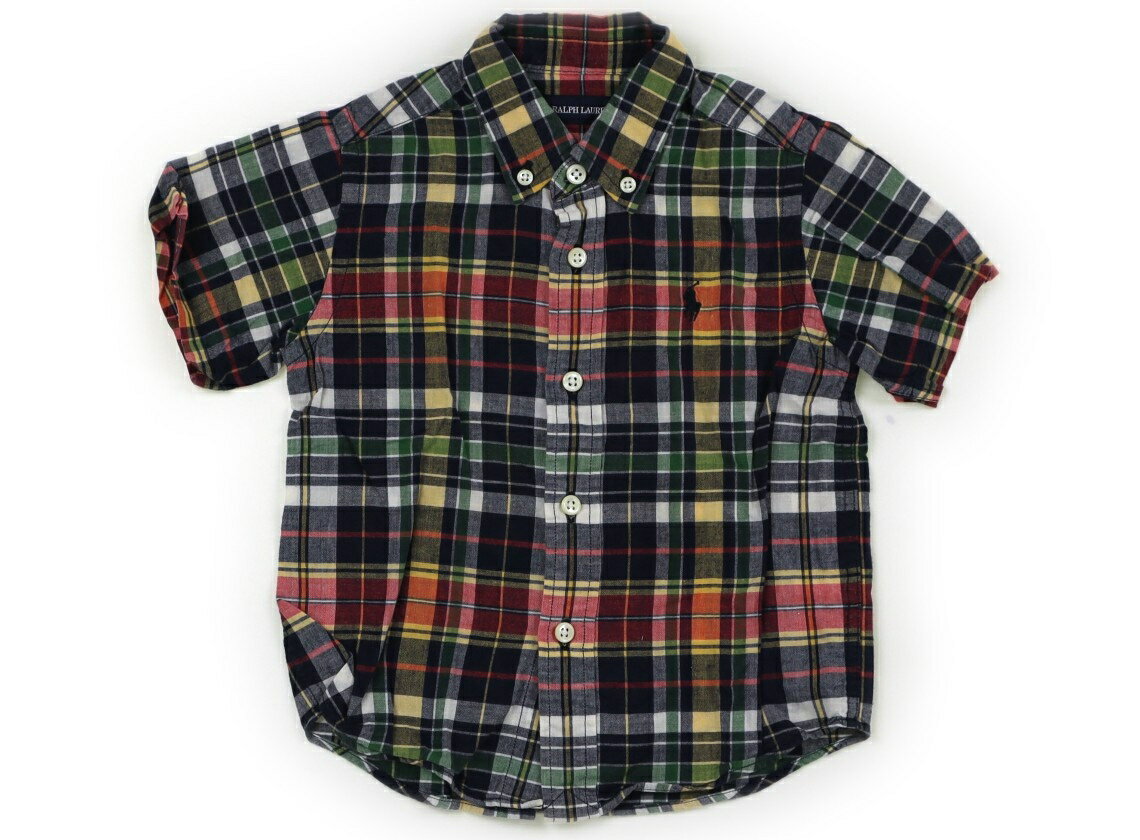 ラルフローレン Ralph Lauren シャツ・ブラウス 90 男の子 ネイビー他・チェック 子供服 ベビー服 キッズ アウトレット ユーズド 【中古】キッズ・ベビー・マタニティ