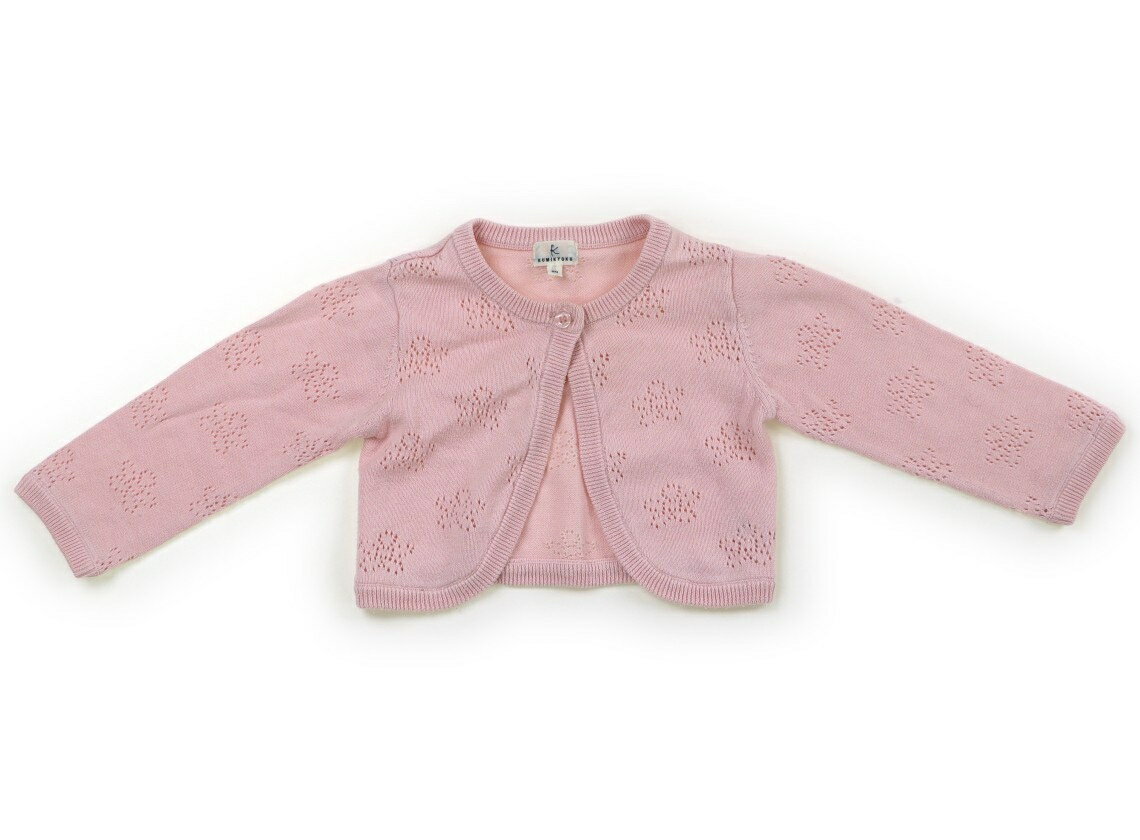 組曲 Kumikyoku カーディガン 80 女の子 ピンク 子供服 ベビー服 キッズ アウトレット ユーズド 【中古..