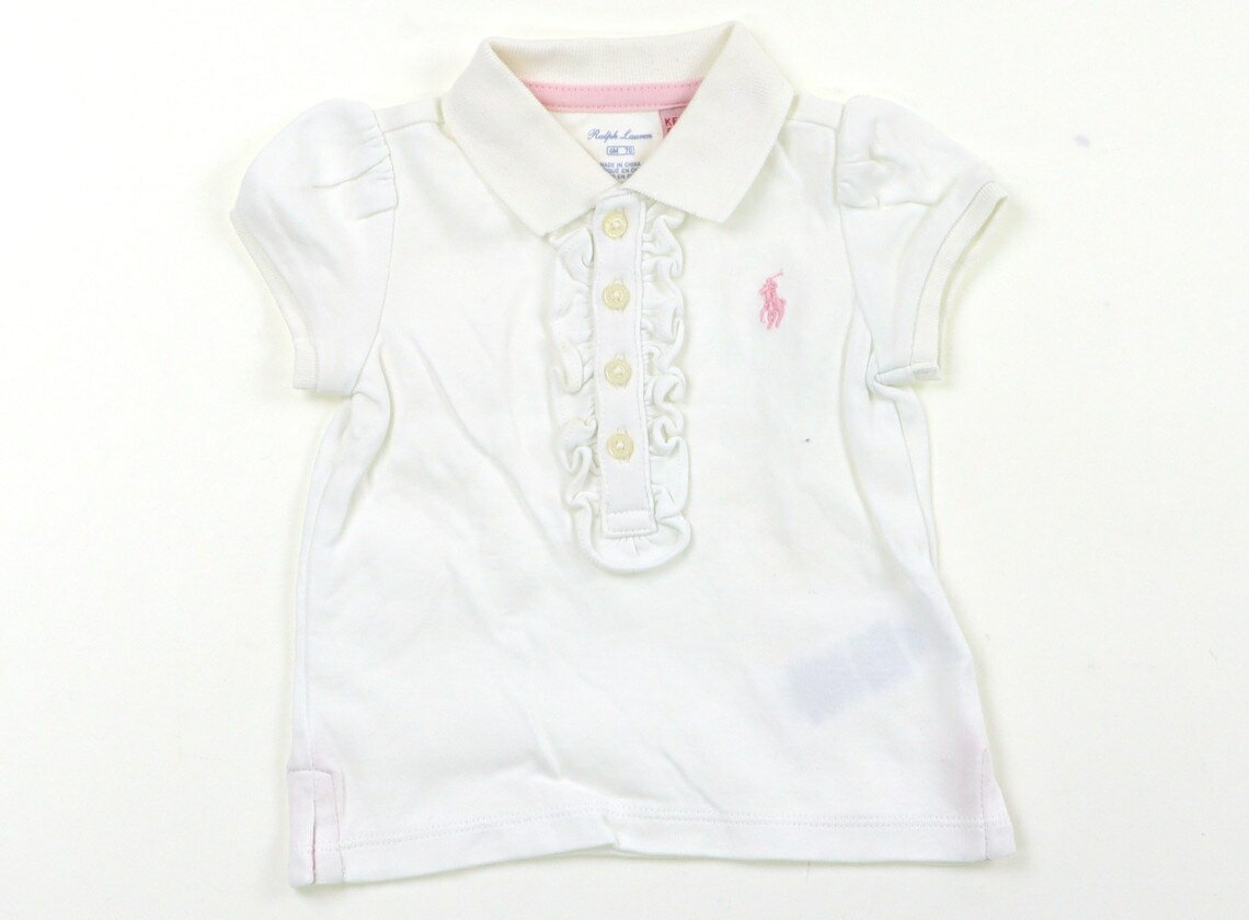 ポロラルフローレン POLO RALPH LAUREN Tシャツ・カットソー 70 女の子 白 子供服 ベビー服 キッズ アウトレット ユーズド 【中古】キッズ・ベビー・マタニティ