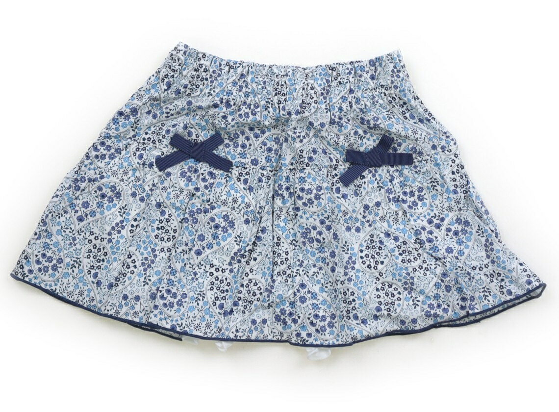 ペアレンツドリーム Parents Dream スカート 90 女の子 白・ブルー・総柄 子供服 ベビー服 キッズ アウトレット ユーズド 【中古】キッズ・ベビー・マタニティ
