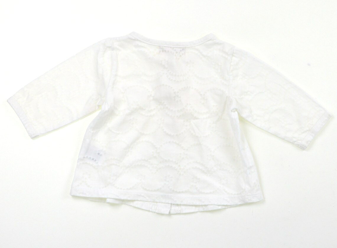 ラブ＆ピース＆マネー Love&Peace&Money カーディガン 90 女の子 白 子供服 ベビー...