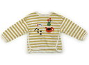 アンパサンド ampersand Tシャツ・カットソー 110 女の子 白・ベージュ・ボーダー 子供服 ベビー服 キッズ アウトレット ユーズド 【中古】キッズ・ベビー・マタニティ(4)