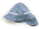 ミキハウス miki HOUSE 帽子 Hat/Cap 女の子 ライトブルー、白いレース 子供服 ベビー服 キッズ アウトレット ユーズド 【中古】キッズ・ベビ...