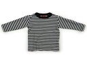 オジコ OJICO Tシャツ・カットソー 95 男の子 黒 白 ボーダー 子供服 ベビー服 キッズ アウトレット ユーズド 【中古】キッズ・ベビー・マタニティ(4)