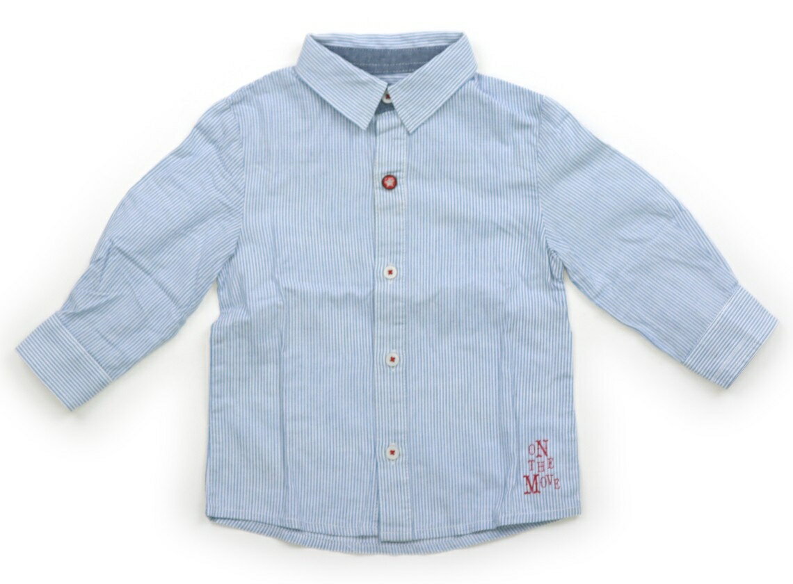 ママズ＆パパズ Mamas & Papas シャツ・ブラウス 70 男の子 サックスストライプ 子供服 ベビー服 キッズ アウトレット ユーズド 【中古】キッズ・ベビー・マタニティ