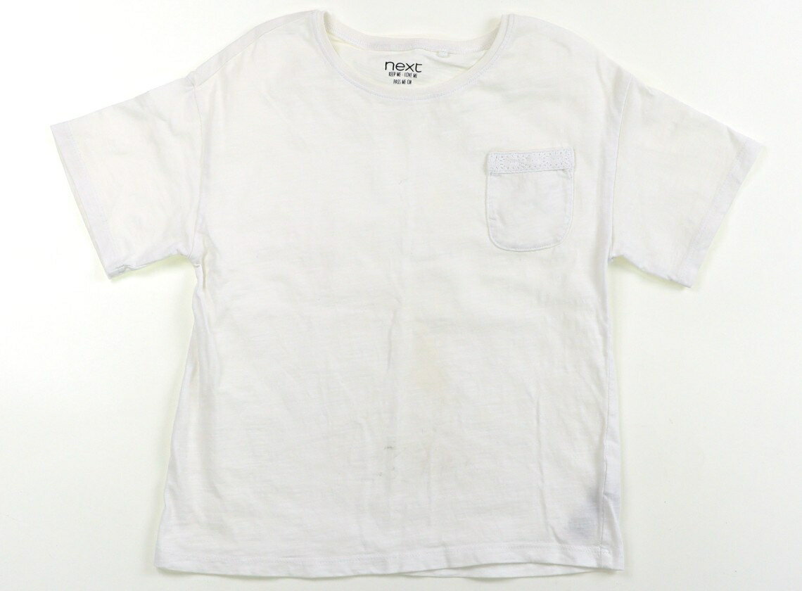 ネクスト NEXT Tシャツ・カットソー 120 女の子 白、レース 子供服 ベビー服 キッズ アウトレット ユーズド 【中古】キッズ・ベビー・マタニティ