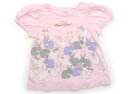 メゾピアノ mezzo piano チュニック 100 女の子 パステルピンク・ウサギ 子供服 ベビー服 キッズ アウトレット ユーズド 【中古】キッズ・ベビー...