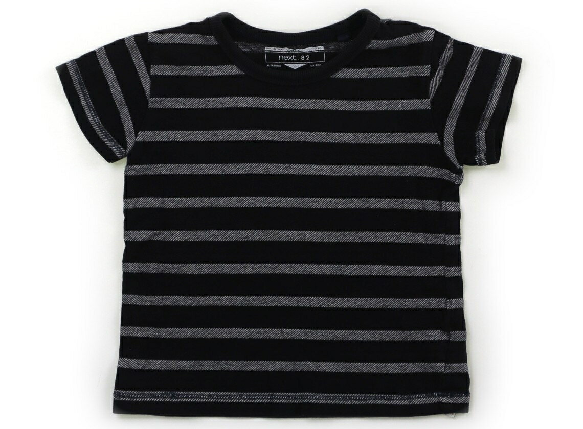 ネクスト NEXT Tシャツ・カットソー 95 男の子 黒・白・ボーダー 子供服 ベビー服 キッズ アウトレット ユーズド 【中古】キッズ・ベビー・マタニティ