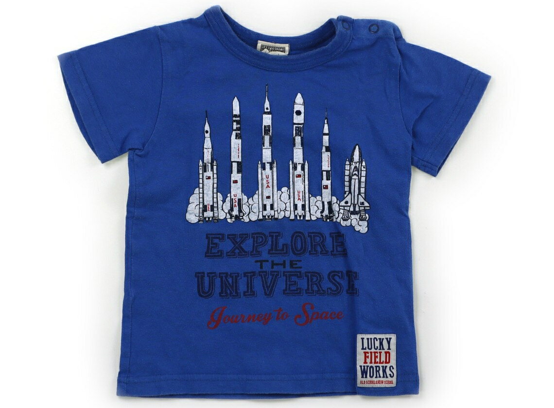 　ブランド 　F.O.KIDS(FOキッズ) 　カテゴリー 　Tシャツ・カットソー 　サイズ 　95サイズ 　色 　青・白・ロケット 　状態 　★★（返品不可） 　記名 　あり（タグ） 　ジャンル 　Boy 全体に強い色あせ・毛羽立ちがありますが、まだまだ普段着として活躍してくれそうです。 ＊【状態】【サイズ】に関しての詳しい説明はこちら