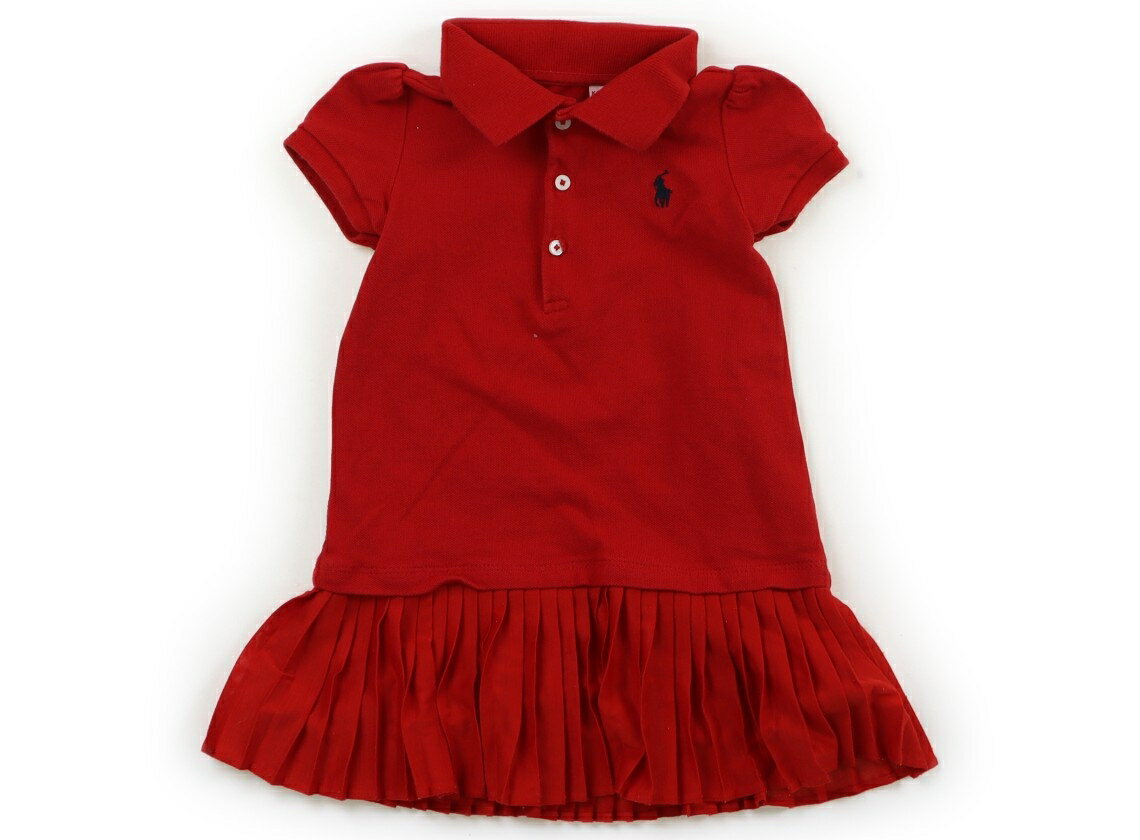 ラルフローレン Ralph Lauren ワンピース 80 女の子 赤 子供服 ベビー服 キッズ アウトレット ユーズド..