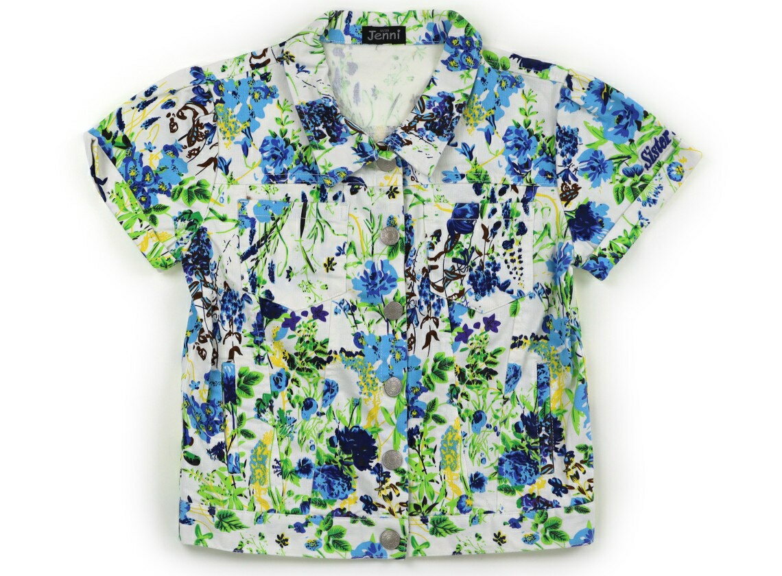 ジェニィ JENNI ブルゾン・Gジャン 150 女の子 オフホワイト、ブルー系花柄、グリーン、黄色 子供服 ベビー服 キッズ アウトレット ユーズド 【中古】...