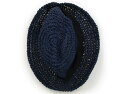 ブリーズ BREEZE 帽子 Hat/Cap 女の子 ブルー、黒リボン 子供服 ベビー服 キッズ アウトレット ユーズド 【中古】キッズ・ベビー・マタニティ
