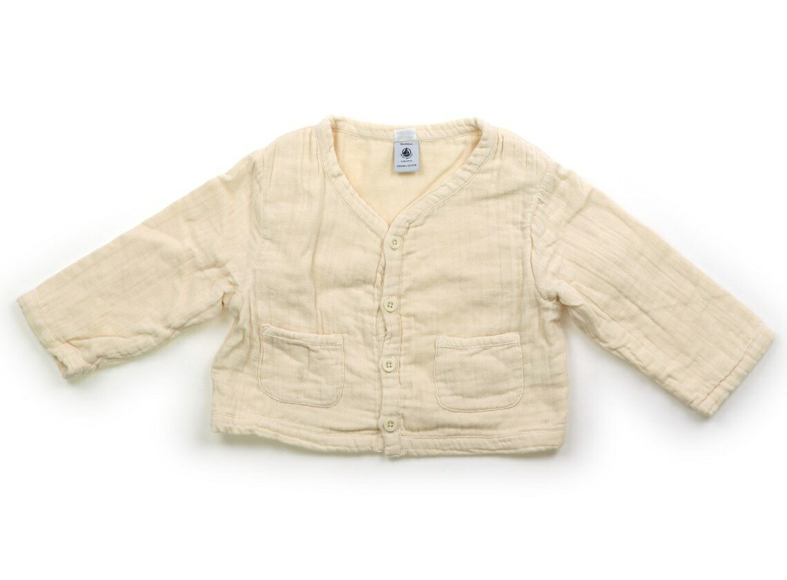 プチバトー PETIT BATEAU カーディガン 80 男の子 アイボリー 子供服 ベビー服 キッズ アウトレット ユ..