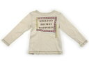セラフ Seraph Tシャツ・カットソー 110 女の子 クリーム・刺繍プリント 子供服 ベビー服 キッズ アウトレット ユーズド 【中古】キッズ・ベビー・マタニティ(4)
