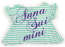アナスイ ANNA SUI Tシャツ・カットソー 90 女の子 エメラルドグリーン、ボーダー、紫、フリル 子供服 ベビー服 キッズ アウトレット ユーズド 【中...