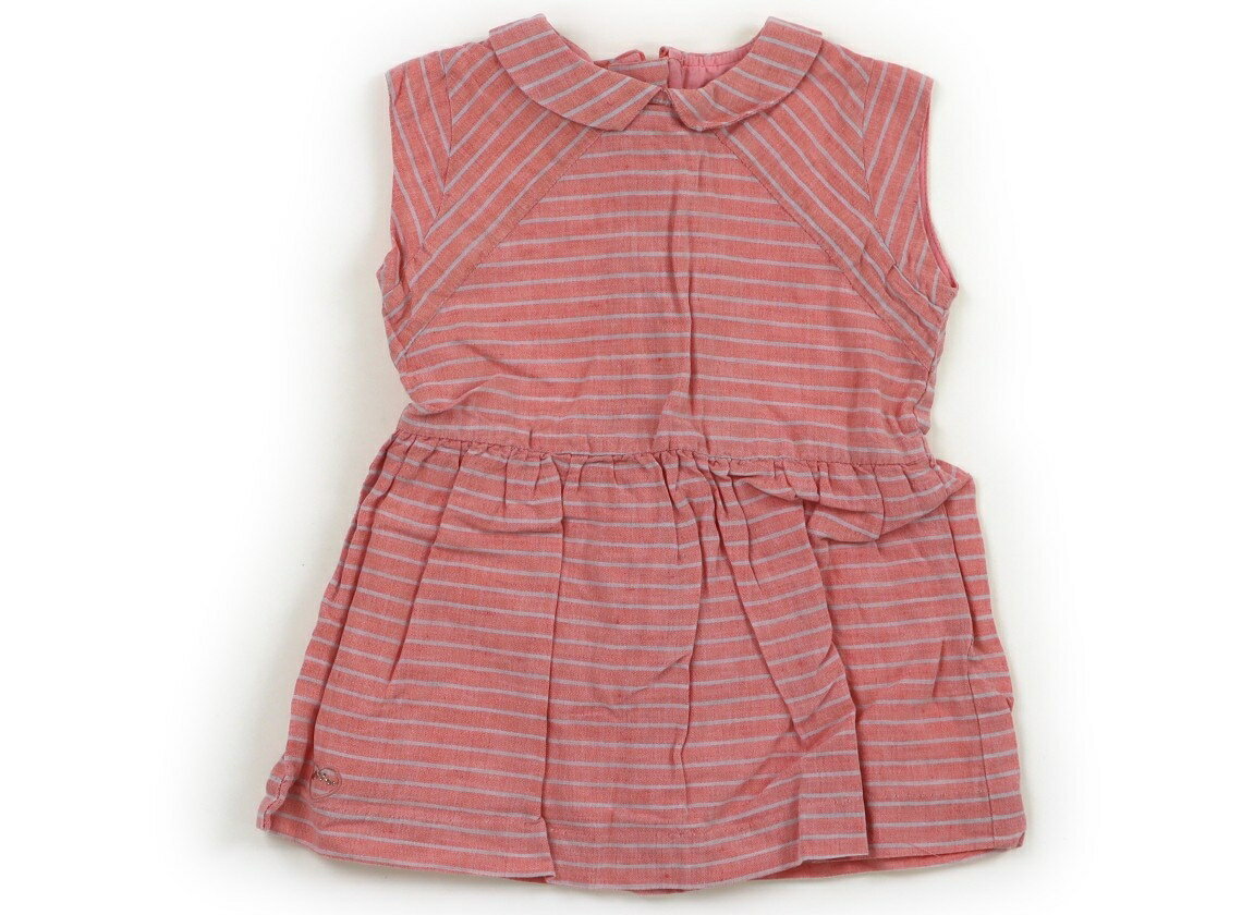 シャトードサーブル Chateau de Sable チュニック 80 女の子 ピンク、ボーダー 子供服 ベビー服 キッズ アウトレット ユーズド 【中古】キッズ・ベビー・マタニティ