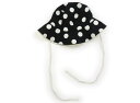 アニエスベー agnes.b 帽子 Hat/Cap 女の子 黒、白ドット/白 子供服 ベビー服 キッズ アウトレット ユーズド 【中古】キッズ・ベビー・マタニテ...