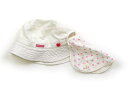 ミキハウス miki HOUSE 帽子 Hat/Cap 女の子 白、ピンク、ドット 子供服 ベビー服 キッズ アウトレット ユーズド 【中古】キッズ・ベビー・マ...