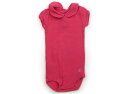 プチバトー PETIT BATEAU ロンパース 70 女の子 フューシャピンク 子供服 ベビー服 キッズ アウトレット ユーズド 【中古】キッズ・ベビー・マタ...