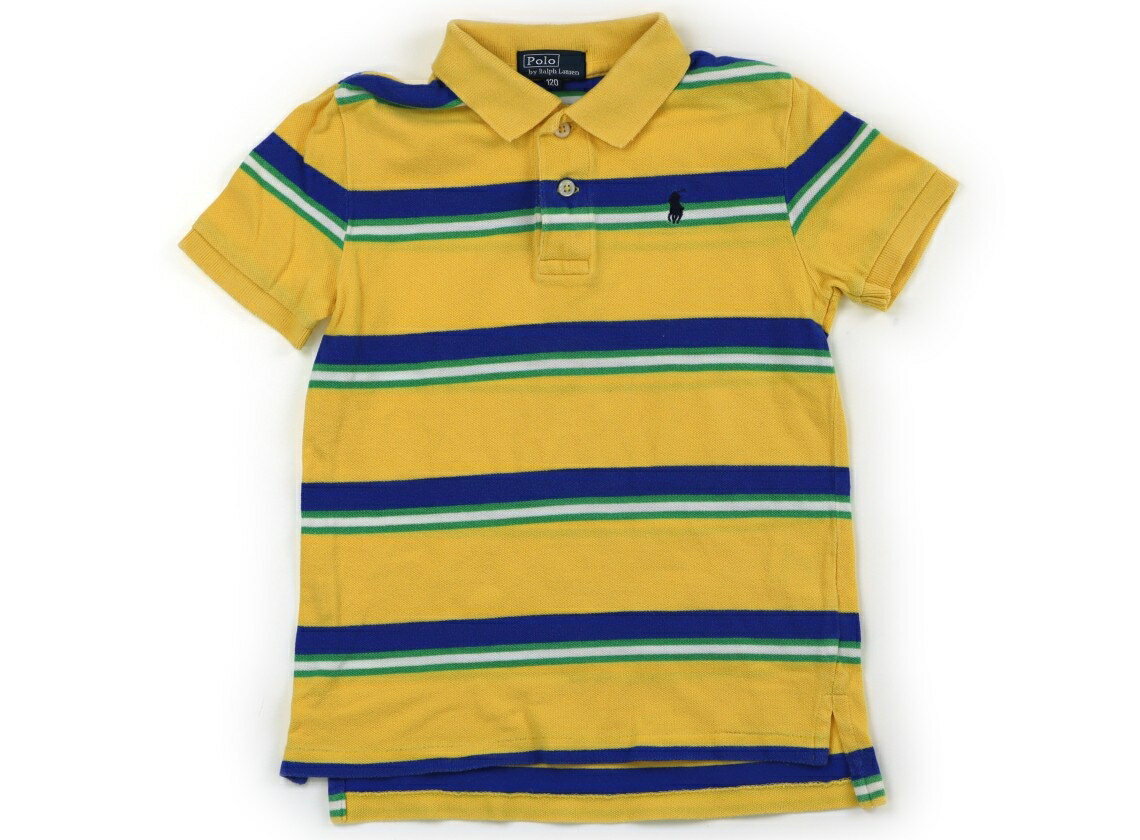 ポロラルフローレン POLO RALPH LAUREN ポロシャツ 120 男の子 黄・青・緑・ボーダー 子供服 ベビー服 キッズ アウトレット ユーズド 【中古】キッズ・ベビー・マタニティ