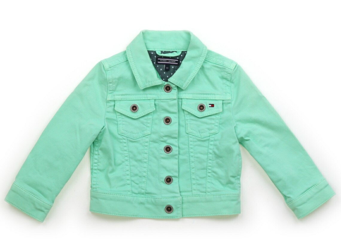 トミーヒルフィガー Tommy Hilfiger ブルゾン・Gジャン 80 女の子 黄緑 子供服 ベビー服 キッズ アウトレット ユーズド 【中古】キッズ・ベビ...