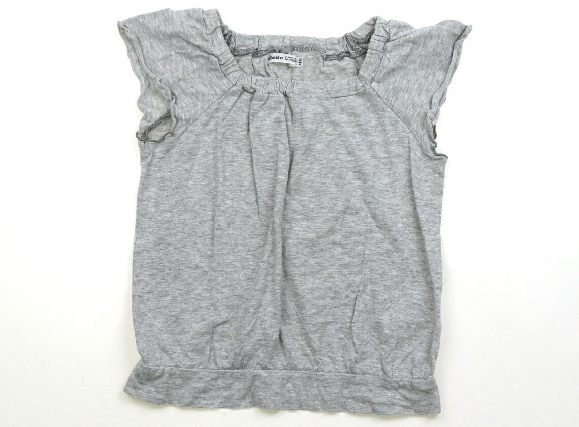 T-Shirts （Short Sleeve） - べべ BeBe Tシャツ・カットソー 110 女の子 グレー 子供服 ベビー服 キッズ アウトレット ユーズド 【中古】キッズ・ベビー・マタニティ