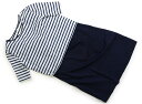 スウィートマミー Sweet Mommy マタニティワンピース ママ向けアイテム ネイビー 白 ボーダー 子供服 ベビー服 キッズ アウトレット ユーズド 【中...
