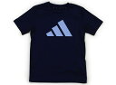 アディダス Adidas スポーツウェア・ダンスウェア 140 男の子 ネイビー、水色 子供服 ベビー服 キッズ アウトレット ユーズド 【中古】キッズ・ベビー...