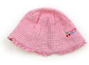 ミキハウス miki HOUSE 帽子 Hat/Cap 女の子 ピンク 白 チェック 子供服 ベビー服 キッズ アウトレット ユーズド 【中古】キッズ・ベビー・...