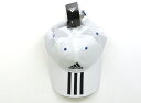 アディダス Adidas 帽子 Hat/Cap 男の子 白、黒いロゴ 子供服 ベビー服 キッズ アウトレット ユーズド 【中古】キッズ・ベビー・マタニティ