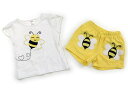 ジンボリー Gymboree 上下セット 90 女の子 ホワイト・イエロー 子供服 ベビー服 キッズ アウトレット ユーズド 【中古】キッズ・ベビー・マタニティ
