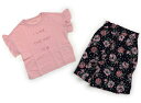 アンパサンド ampersand 上下セット 110 女の子 ピンク/ネイビー、ピンク花柄 子供服 ベビー服 キッズ アウトレット ユーズド 【中古】キッズ・ベ...