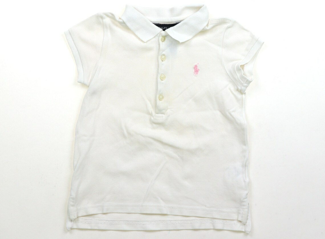 ラルフローレン Ralph Lauren ポロシャツ 110 女の子 ホワイト 子供服 ベビー服 キッズ アウトレット ユーズド 【中古】キッズ・ベビー・マタニティ