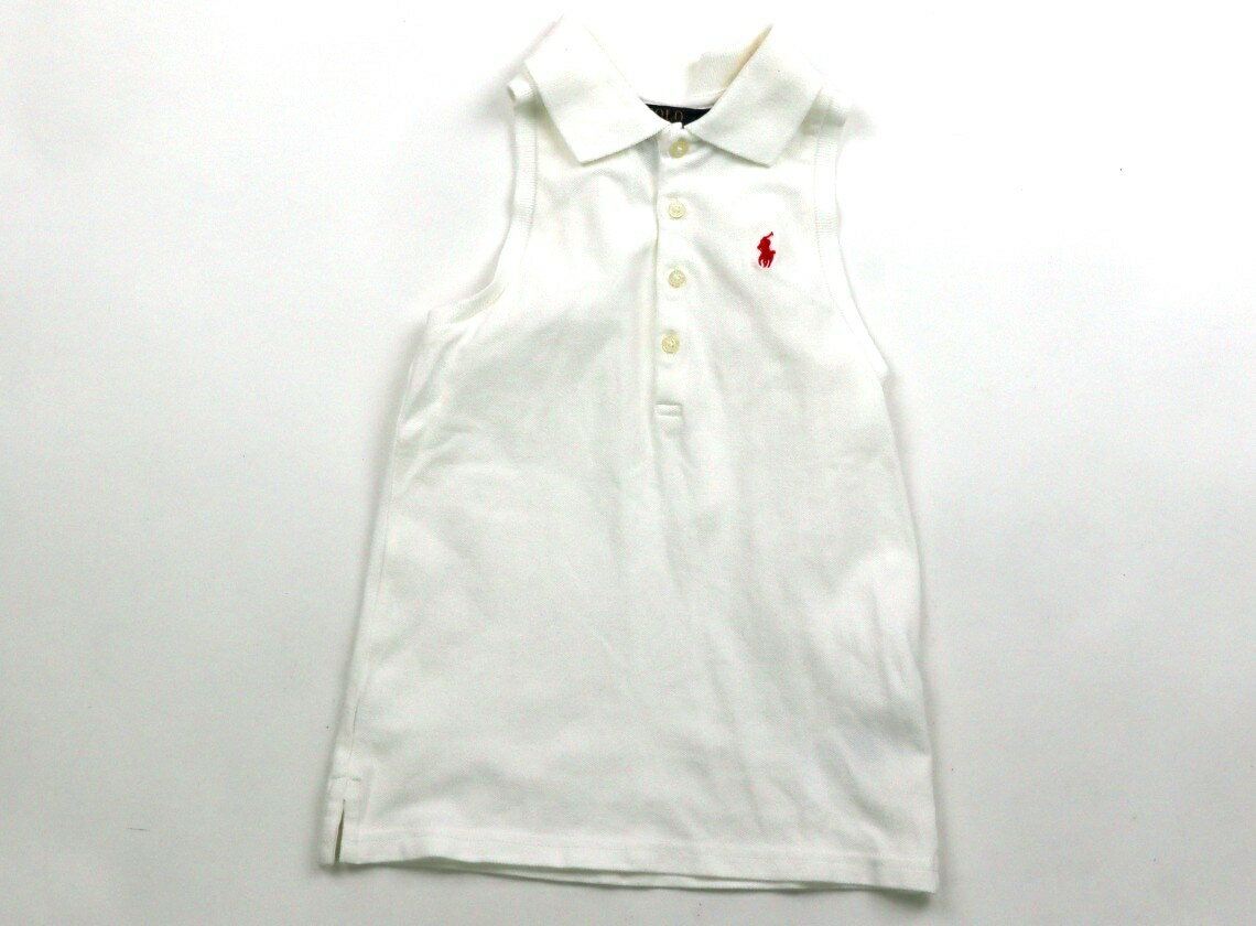 Rakuten - ポロラルフローレン POLO RALPH LAUREN タンクトップ・キャミソール 120 女の子 白、赤 子供服 ベビー服 キッズ アウトレット ユーズド 【中古】キッズ・ベビー・マタニティ