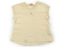 プティマイン petit main Tシャツ・カットソー 90 女の子 クリームイエロー 子供服 ベビー服 キッズ アウトレット ユーズド 【中古】キッズ・ベビー・マタニティ
