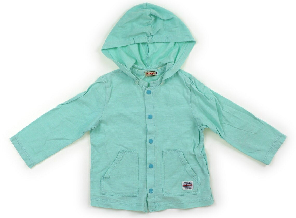 ミキハウス miki HOUSE パーカー 90 男の子 ミントグリーン 子供服 ベビー服 キッズ アウトレット ユー..