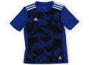 アディダス Adidas スポーツウェア・ダンスウェア 150 男の子 青、黒、白ライン 子供服 ベビー服 キッズ アウトレット ユーズド 【中古】キッズ・ベビ...