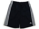 アディダス Adidas スポーツウェア・ダンスウェア 160 男の子 ネイビー×ホワイトライン 子供服 ベビー服 キッズ アウトレット ユーズド 【中古】キッ...
