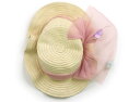 パンパンチュチュ panpantutu 帽子 Hat/Cap 女の子 ベージュ ピンク りぼん 子供服 ベビー服 キッズ アウトレット ユーズド 【中古】キッズ...