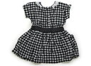 ラグマート Rag Mart ワンピース 90 女の子 ブラックギンガムチェック 子供服 ベビー服 キッズ アウトレット ユーズド 【中古】キッズ・ベビー・マタニティ(4)