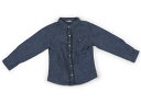 ランズエンド LAND'S END シャツ・ブラウス 110 女の子 ブルー、フリル 子供服 ベビー服 キッズ アウトレット ユーズド 【中古】キッズ・ベビー・...