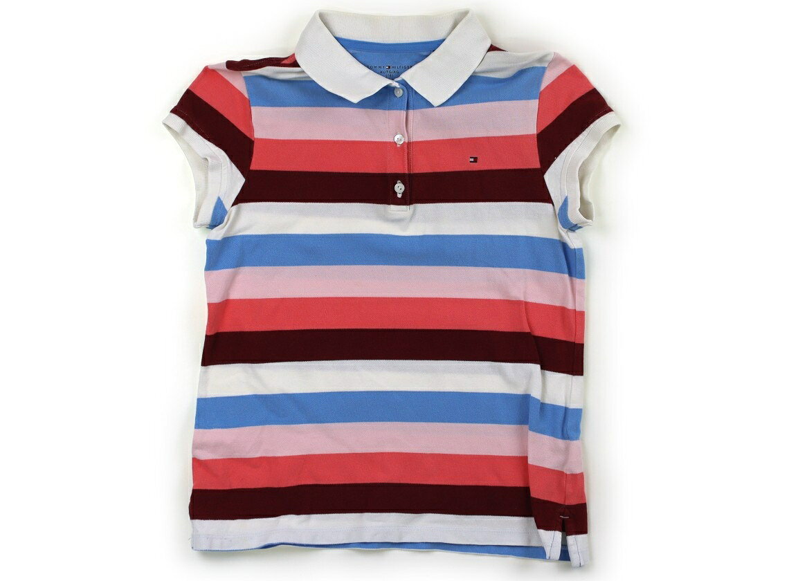 　ブランド 　Tommy Hilfiger(トミーヒルフィガー) 　カテゴリー 　ポロシャツ 　サイズ 　160サイズ 　色 　オフホワイト・ピンク・ボーダー 　状態 　★★★ 　記名 　なし 　ジャンル 　Girl 実際のサイズ表記はXL168-173です。全体に色あせ・毛羽立ちがありますが、まだお使いいただけそうです。 ＊【状態】【サイズ】に関しての詳しい説明はこちら