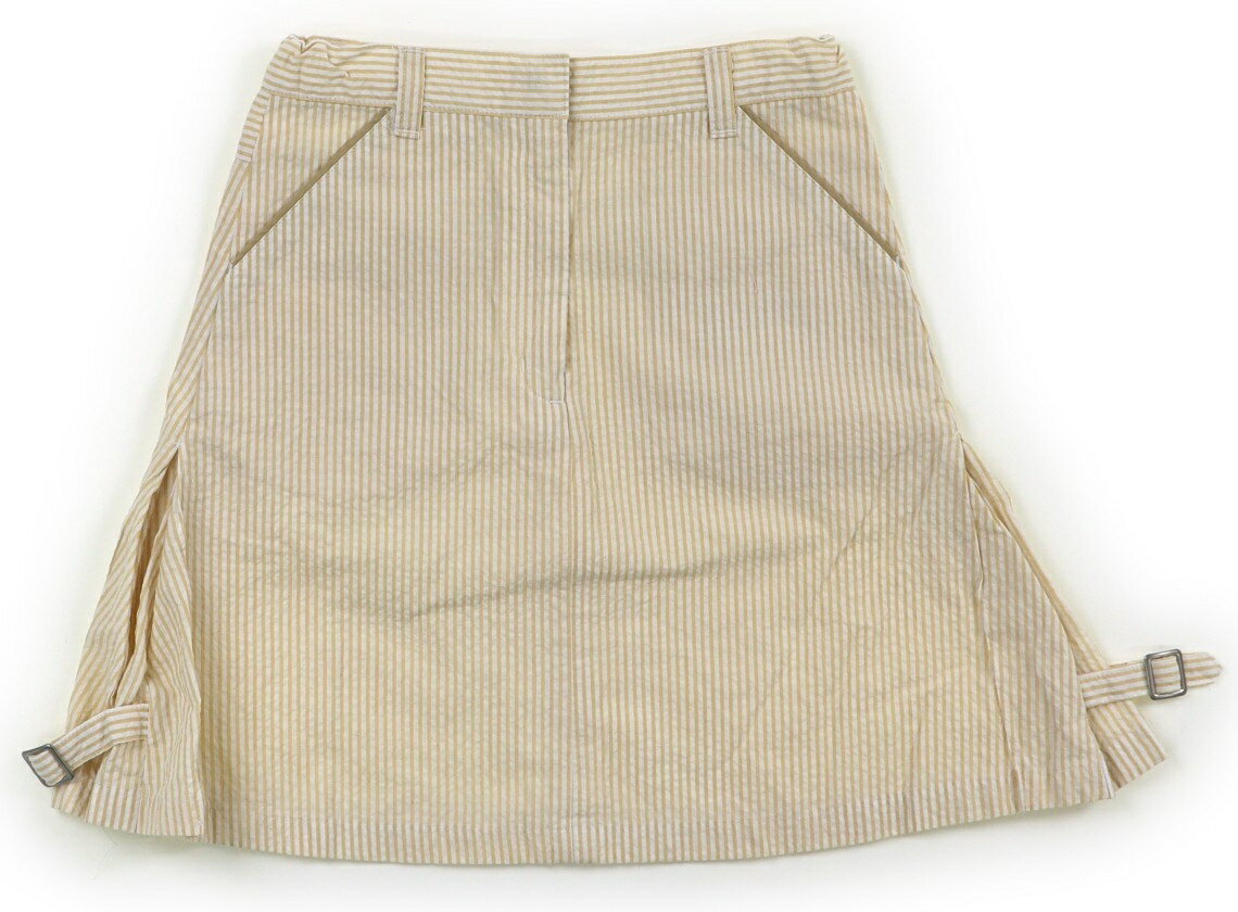 コムサデモード COMME CA DU MODE スカート 110 女の子 ベージュストライプ 子供服 ベビー服 キッズ アウトレット ユーズド 【中古】キッズ・ベビー・マタニティ
