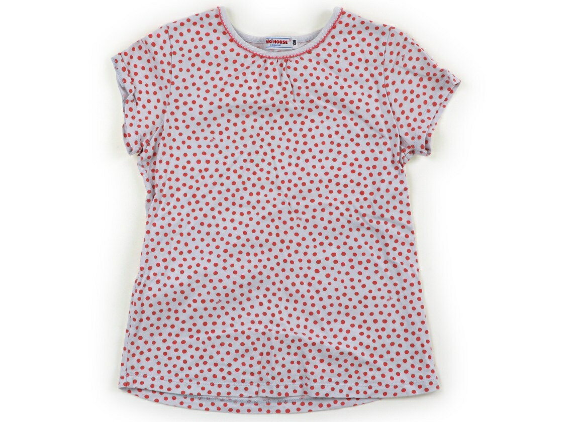 　ブランド 　miki HOUSE(ミキハウス) 　カテゴリー 　Tシャツ・カットソー 　サイズ 　130サイズ 　色 　ホワイト×ピンクドット 　状態 　★★★ 　記名 　なし 　ジャンル 　Girl 天竺コットン。ブランドタグに「B」のスタンプがあるため、価格を下げています。特に目立つ汚れはありません。まだお使い頂けそうです。 ＊【状態】【サイズ】に関しての詳しい説明はこちら