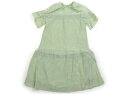 ザラ ZARA ワンピース 110 女の子 くすみグリーン 子供服 ベビー服 キッズ アウトレット ユーズド 【中古】キッズ・ベビー・マタニティ(4)