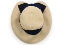 エニィファム anyFAM 帽子 Hat/Cap 女の子 ベージュ ネイビー りぼん 子供服 ベビー服 キッズ アウトレット ユーズド 【中古】キッズ・ベビー・...