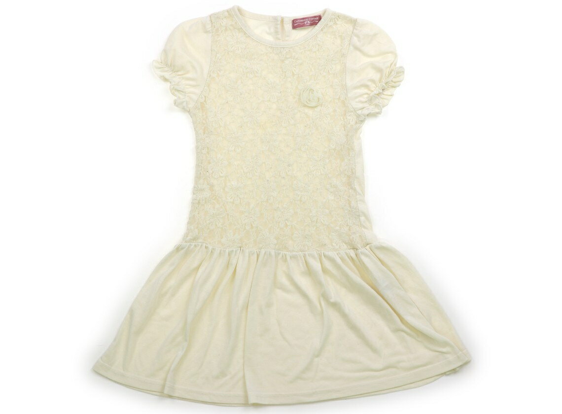キャサリン・コテージ Catherine Cottage ワンピース 140 女の子 クリーム色、レース 子供服 ベビー服 キッズ アウトレット ユーズド 【中古】キッズ・ベビー・マタニティ(4.0)