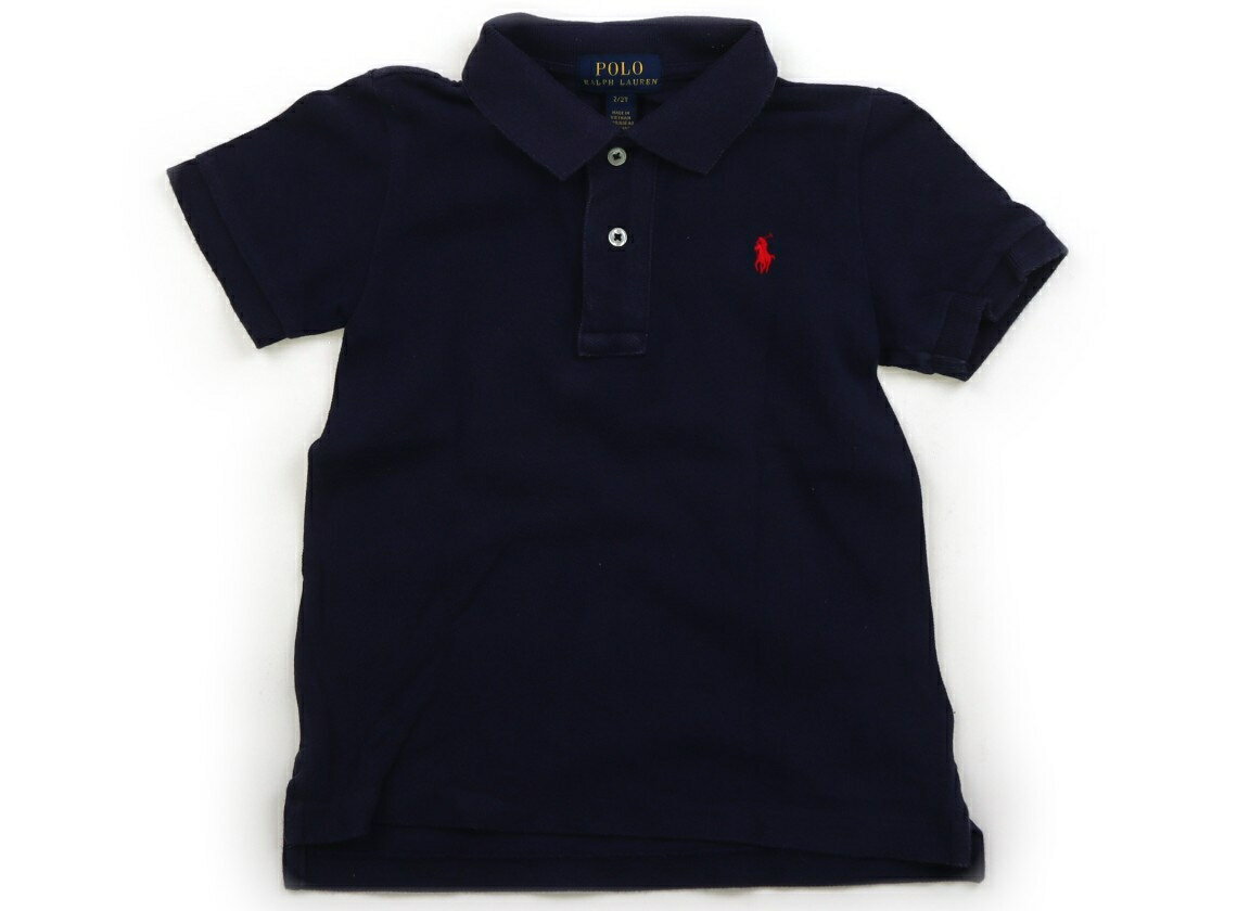 ポロラルフローレン POLO RALPH LAUREN ポロシャツ 90 女の子 ネイビー 子供服 ベビー服 キッズ アウトレット ユーズド 【中古】キッズ・ベビー・マタニティ